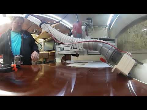 Gerlinde und Pertinax fräsen