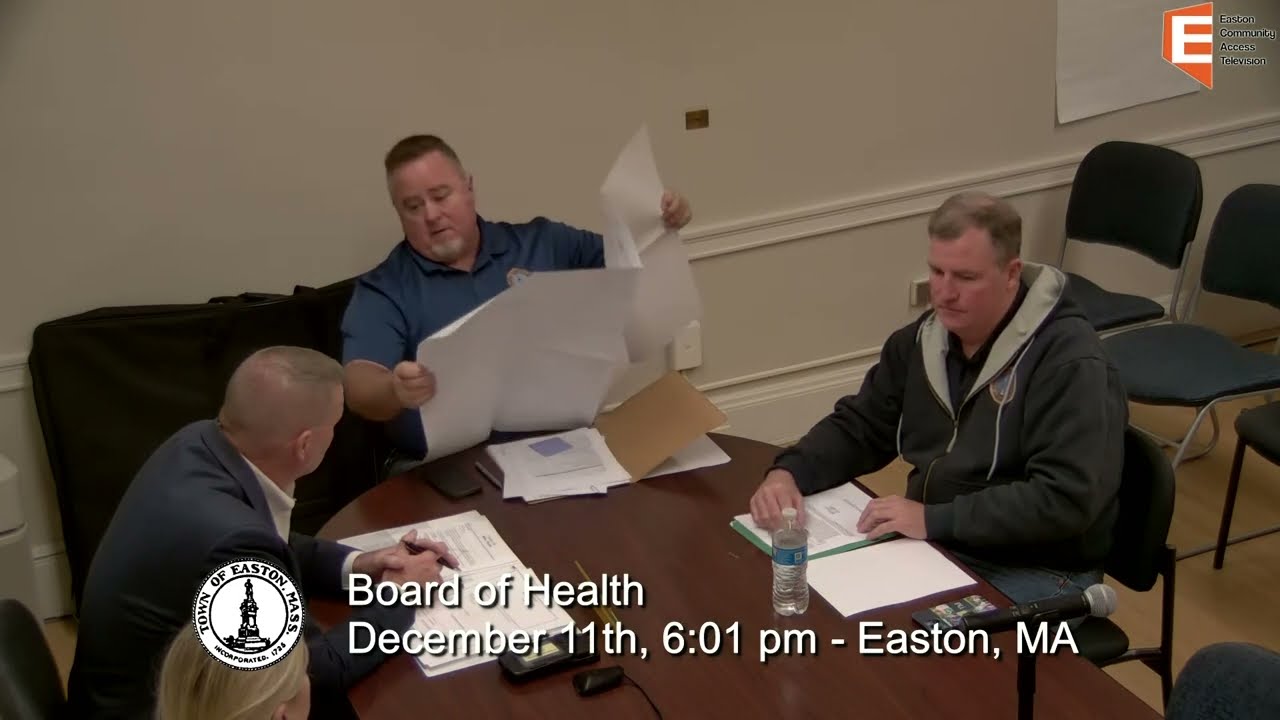 Board of Health Meeting 12/1123