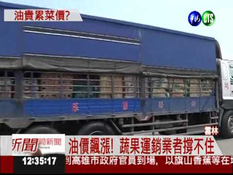 運費跟著漲 果菜價格恐漲2成