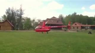 preview picture of video 'Robinson R44 Raven I - заходим на посадку))'