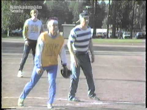 Pesäpallo-ottelu Kankaanpään kaupunki - Lehdistö 1986