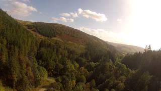 preview picture of video 'Go Ape Zip Wire at Glentress Forest, Peebles Scotland'