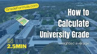 How to calculate your University Weighted Average Grade | Plus a tool to help you do it fast