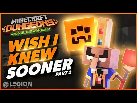 Legacy Gaming - Minecraft Dungeons - Wish I Knew Sooner Part 2 | Tips & Tricks For New Players