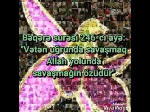 Bakara suresi 246-cı ayet: "Vatan uğrunda savaşmak, Allah yolunda cihad etmeğin ta kendisidir".