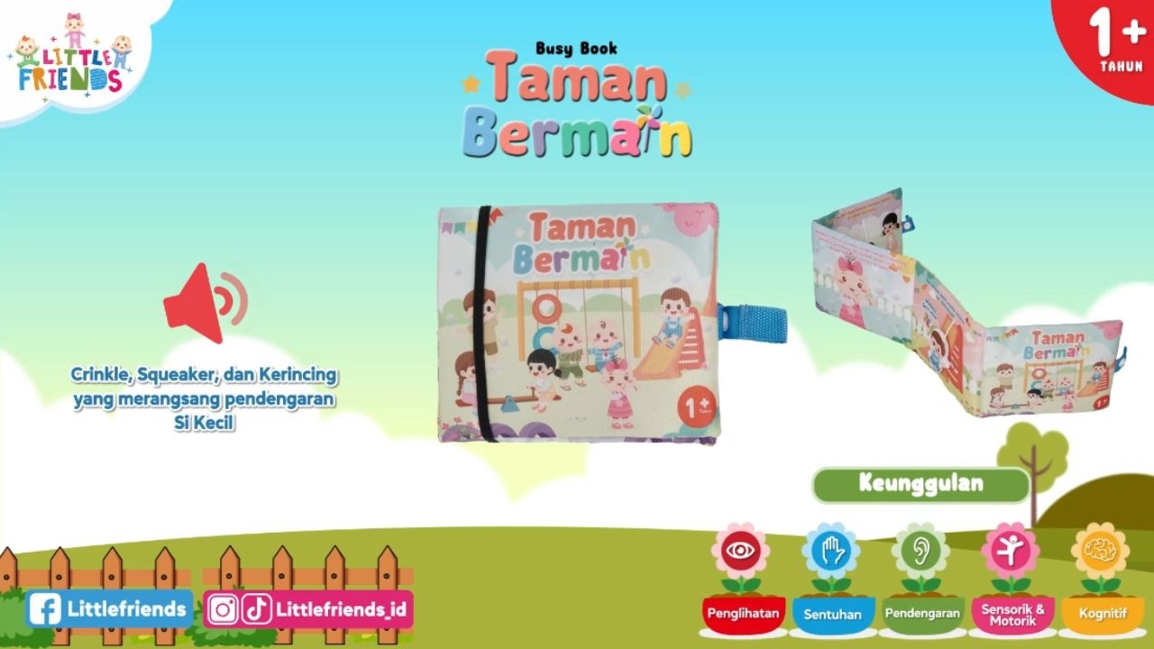 Busy Book Taman Bermain Series LFB2260 Little Friends