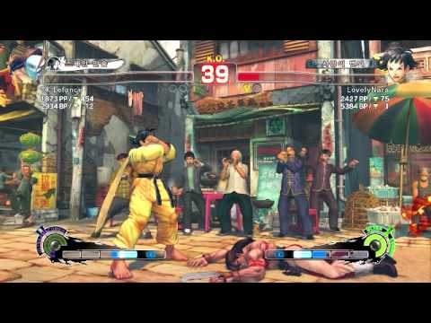 SSF4 AE TK Lefance(Balrog) vs LovelyNara(Makoto)