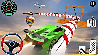 Impossible Tracks Cyber Racer - Futuristic Stunt Driving on Floating Mega Ramps - Android Gameplay