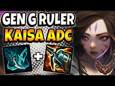 Kaisa vs Xayah ADC [ Gen G Ruler ] Patch 12.9 Korea Grandmaster ✅