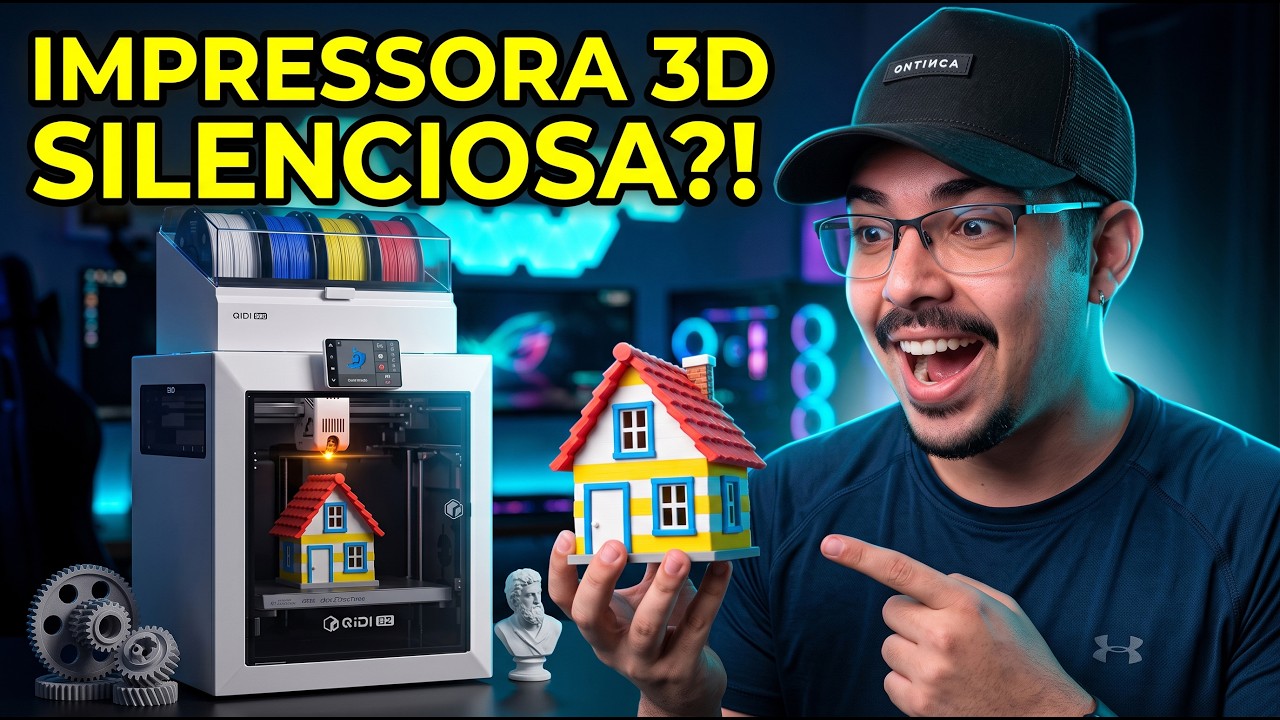 Impressora 3D a 600 mm/s e POUCO BARULHO?! A Nova Qidi Q2 é Bizarra! 🤫🔥