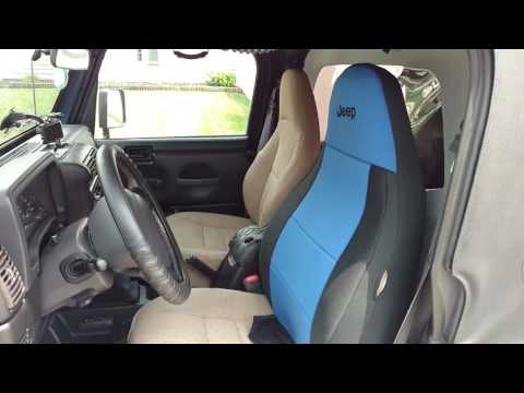 Coverking Seat Cover fitment in a 2002 Jeep Wrangler TJ