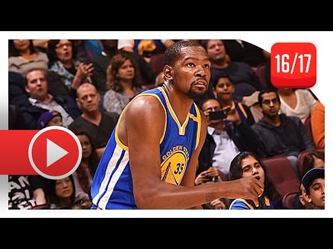 Kevin Durant Full PS Highlights vs Raptors (2016.10.01) - 9 Pts, Warriors Debut!