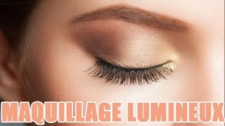 Tuto maquillage yeux et visage lumineux pour un effet bonne mine
