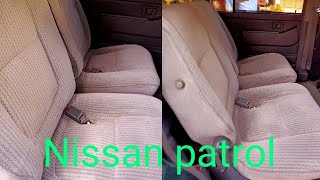 NISSAN PATROL Coldoroy seat cover..1st  video of 2022.