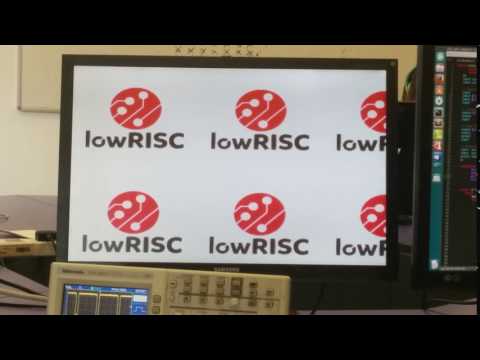 2016 lowRISC / IMC internship VGA demo