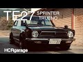PV HCR Garage TE27 TOYOTA SPRINTER TRUENO Classic Japanese Car トヨタ スプリンタートレノ