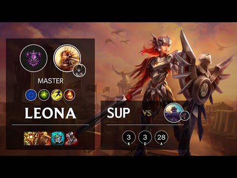 Leona Support vs Braum - EUW Master Patch 11.24
