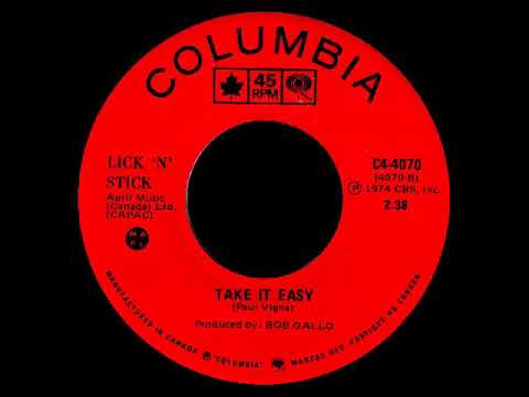 Lick 'N' Stick - Take It Easy (1974, Canada)