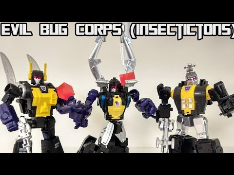 Badcube Value Pack Evil Bug Corps Claymore, Hypno & Kickbutt