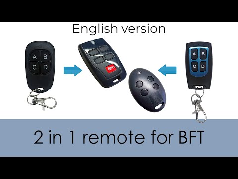 2 in 1 remote for BFT