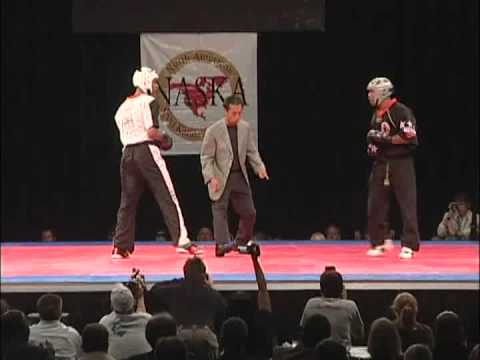 Elias Lemon vs Jason Bourelly 2007 Diamond Nationals Karate Tournament