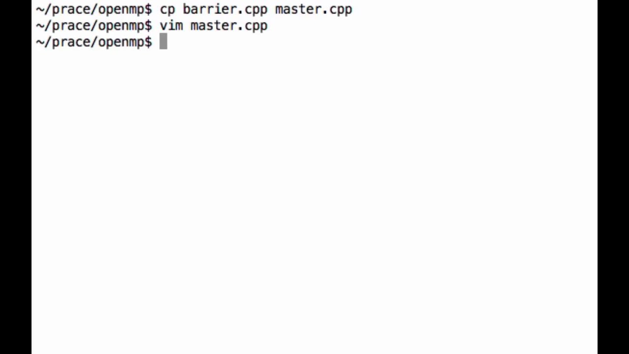 PRACE Video Tutorial - OpenMP Synchronization Constructs