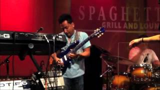 Video thumbnail for Rick Marcel playing Rock Solo on Blue Cloud Guitar custom made for Prince by Jacob Olimuthu