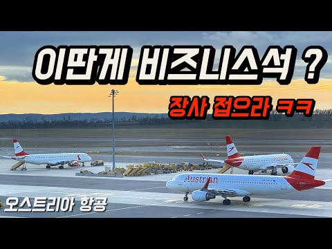 오스트리아 항공 비즈니스 클래스 리뷰: 기대 이하의 경험
