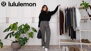 Petite Lululemon try on haul, New arrivals for activewear, comfy and chic outfits for winter!