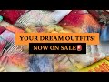 Mega SALE To Save Big End Of Season Lawn Summer Sale Pakistani Dresses With Chiffon Dupatta Bareeze