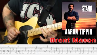 Video thumbnail for Brent Mason Solo - Aaron Tippin - Up Against You (Animated TABs 3 speed) by Levi Clay