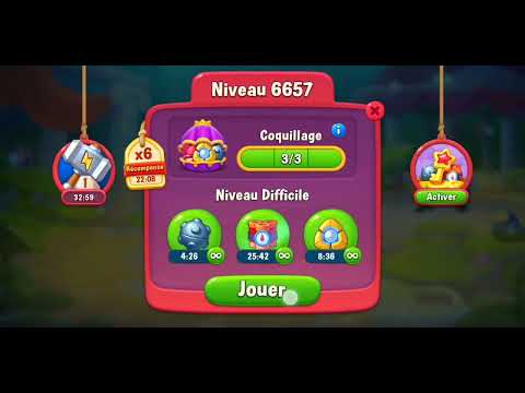 Fishdom level 6651 to 6665 / niveau 6651 au 6665
