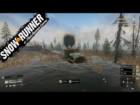 SnowRunner Contract 16 Lumber Mill Revival Michigan Island Lake