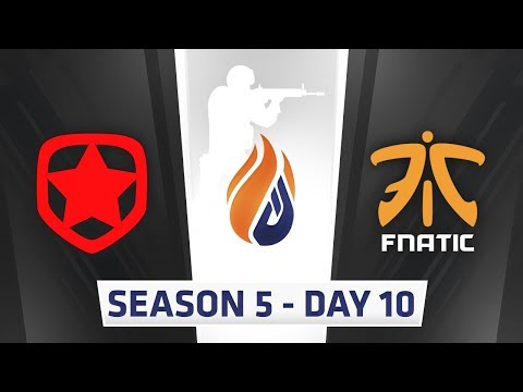 ECS Season 5 Day 10 - Gambit vs Fnatic - Overpass