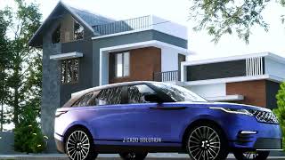 Architectural 3d walkthrough Animation | Modern house design | Exterior Visualization
