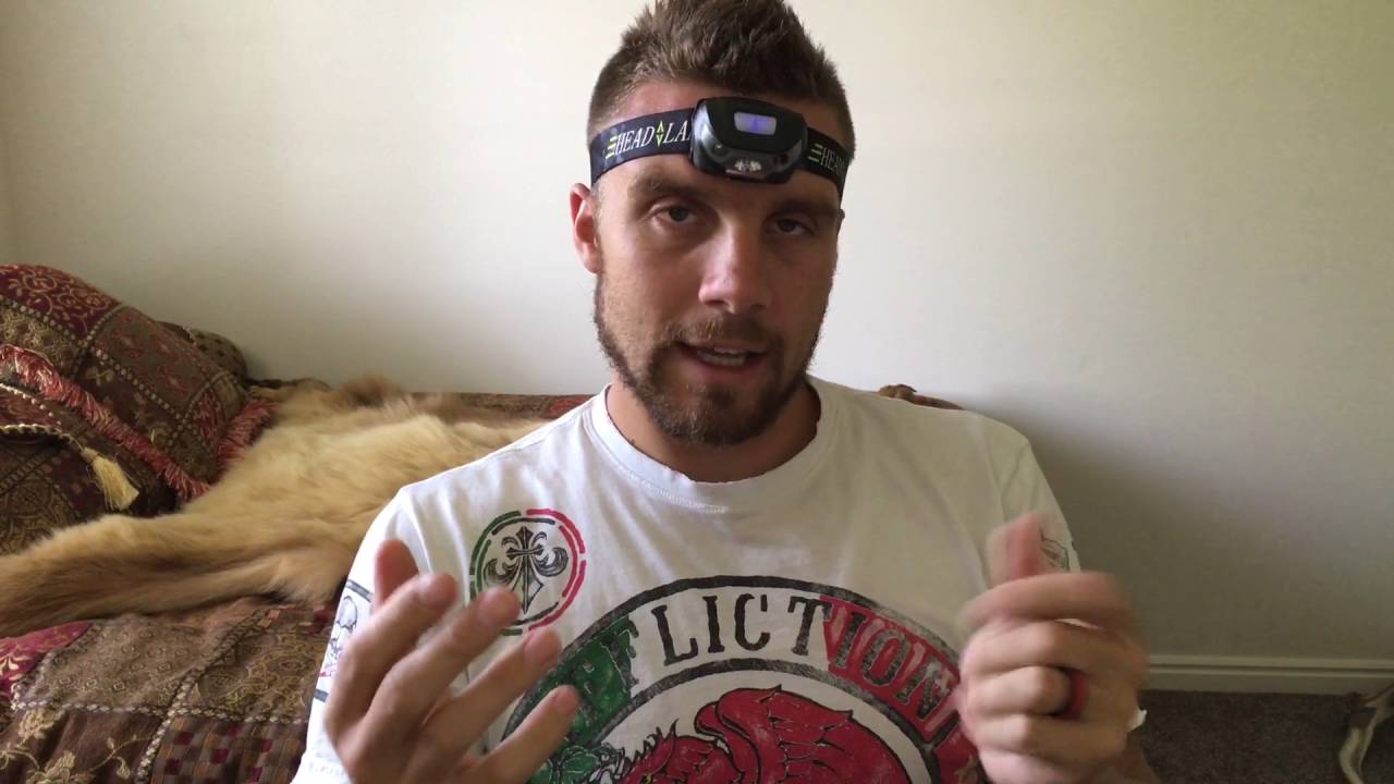 Led motion sensor headlamp, usb rechargeable