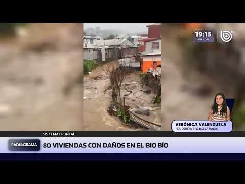 Los daños tras marejadas por sistema frontal en Penco y evacuación por ríos en Arauco