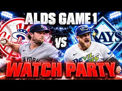 🔴 Yankees vs Rays ALDS Game 1 LIVE Watch Party, Reaction + Play-By-Play