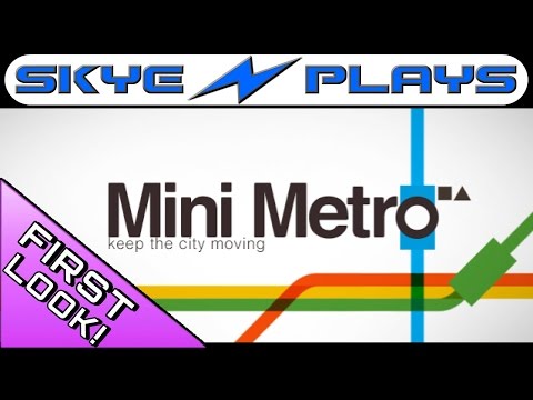 Mini Metro  ►A First Look! Simple Perfection .. ◀ [1080p 60 FPS] Review/Gameplay