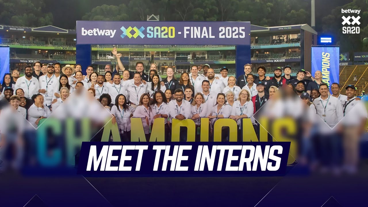 Meet the Betway SA20 Season 3 Interns
