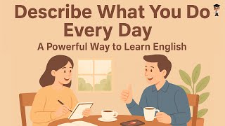 ☀️ Learn How to Describe Your Routine in English Easily | Daily English Conversation Practice