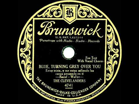 1930 Clevelanders (Harry Reser) - Blue Turning Grey Over You (Tom Stacks, vocal)