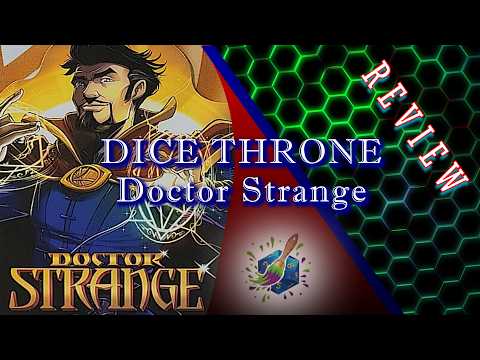 Dice Throne Doctor Stange bemutató - Painting and Game
