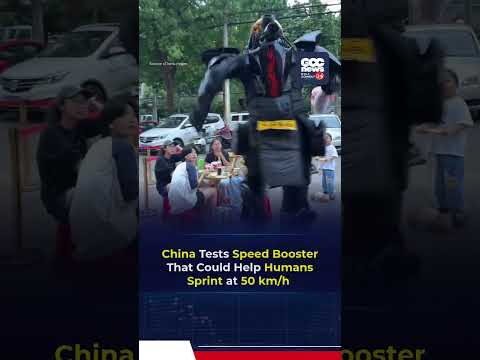 China Tests Futuristic Leg Exoskeleton That Could Boost Human Running Speed