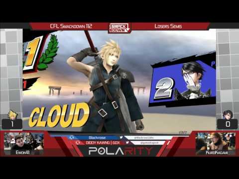 CFL Smackdown 112 WiiU - Ewok41 (Cloud) vs KuroKagami (Bayonetta) - Losers Semis