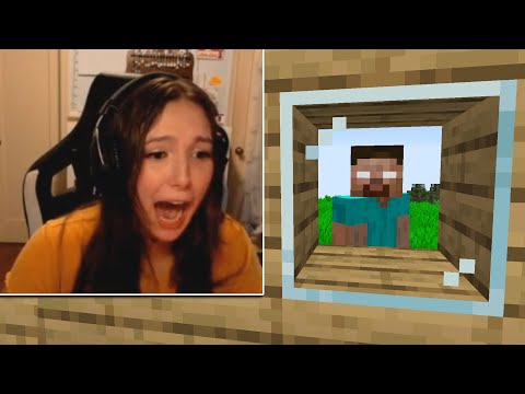 Doni Bobes - I Spawned HEROBRINE while this GIRL was LIVE STREAMING...
