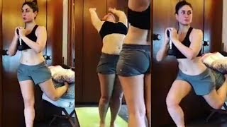 Kareena Kapoor Workout In Gym Today New Videos