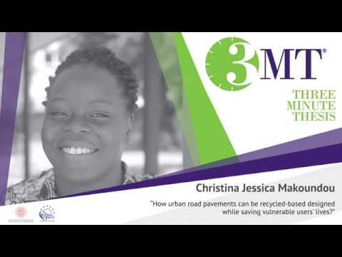Three minute Thesis Competition 2020: Christina Makoundou – University of Bologna