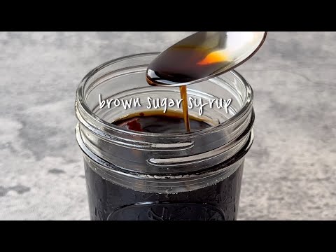 Starbucks SECRET Brown Sugar Syrup Recipe