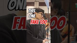Kids got scammed with FAKE Pokemon Cards..? 😔 #pokemoncards #pokemontcg #cardshow #vendorpov